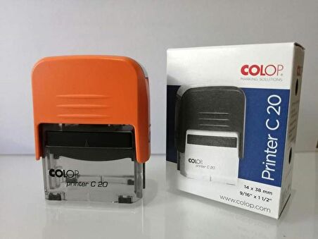 COLOP PRİNTER C20 TURUNCU KASA SİYAH KEÇE