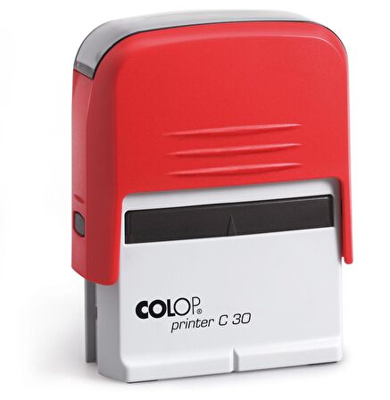 COLOP PRINTER C30 KIRMIZI KASA KIRMIZI KEÇE - 18X47MM