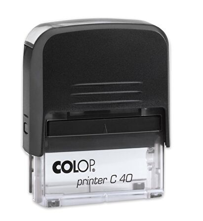 COLOP PRINTER C40 SİYAH KASA KURU KEÇE - 23X59MM