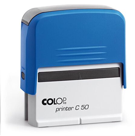COLOP PRINTER C50 MAVİ KASA SİYAH KEÇE - 30X69MM