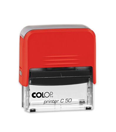COLOP PRINTER C50 KIRMIZI KASA KIRMIZI KEÇE - 30X69MM