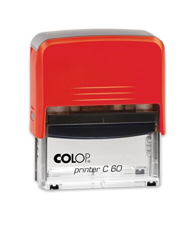 COLOP PRINTER C60 KIRMIZI KASA KIRMIZI KEÇE - 37X76MM