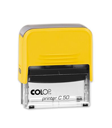 COLOP PRINTER C50 SARI KASA SİYAH KEÇE - 30X69MM