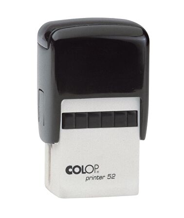 COLOP PRINTER 52 TARİH KAŞE(TR) SİYAH KASA MAVİ KEÇE - 20X30MM