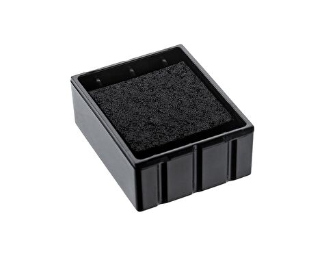 COLOP Q12 KARE KIRMIZI KASA SİYAH KEÇE - 12X12MM