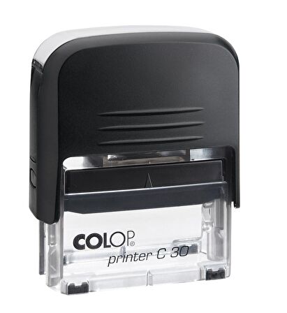 COLOP PRINTER C30 SİYAH KASA KURU KEÇE - 18X47MM