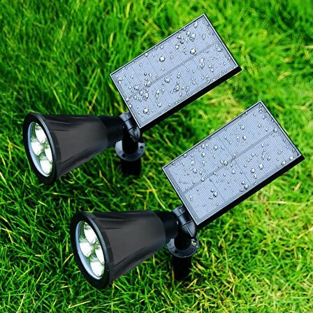 DLC Solar Çim Saplama Spot Yeşil Işık 4 Led LK1120-2