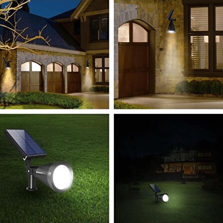 DLC Solar Çim Saplama Spot Yeşil Işık 4 Led LK1120-2