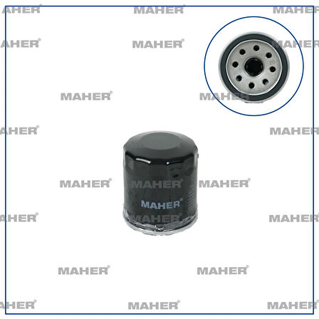 YAĞ FİLTRESİ ALMERA / PRIMERA 1996-2006 / QASHQAI 1.6 2007-2013 / JUKE 1.6 / MICRA 2003 BENZ.MOTORLAR 15208 9F600