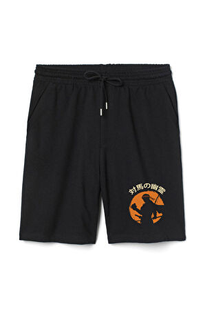 Ghost Of Tsushima The Island Japanese Erkek Siyah Şort