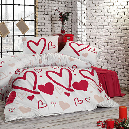 Menderes Home Cotton Collection Ranforce Çift Kişilik Nevresim Takımı Amor