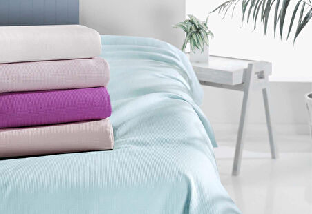 Menderes Home Cotton Collection Pike Tek Kişilik Pike Mor