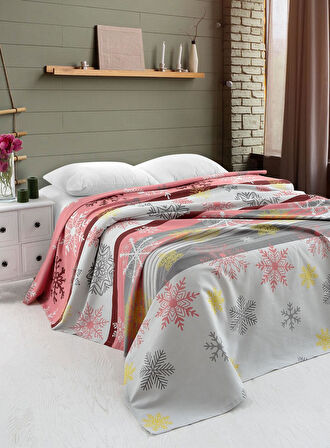 Menderes Home Cotton Collection Pike Tek Kişilik Pike Red Winter