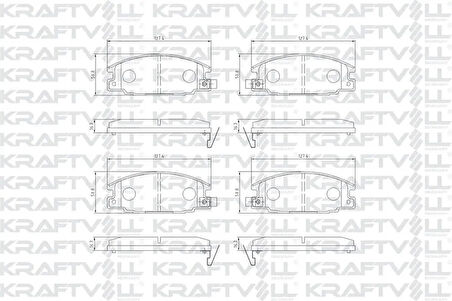 ON FREN DISK BALATA ISUZU TFR24 TFR54 TFS FRONTERA A 2.4I / 2.3TD
