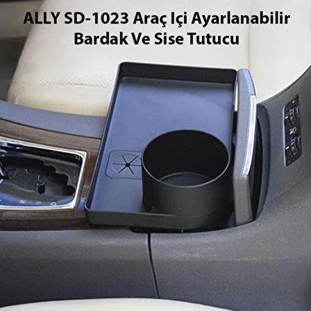 Araç bardaklık konson organizeri konsol telefon tutucu kablo çıkışlı araç organizeri tüm araçlar için