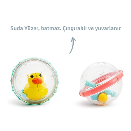 Munchkin Suda Batmayan Banyo Oyuncakları 2li Set Ördek 4AY+