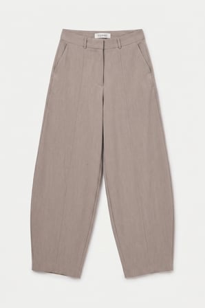 Kadın Gri s6-57 Skater Balon Fit Pantolon