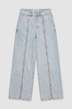 Kadın Ice 3s6-3 Palazzo Fit Özel Tasarım Denim Jean