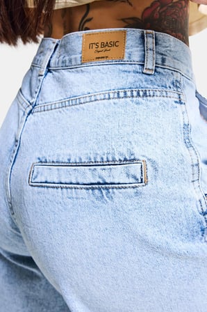Kadın Ice 4s6-3 Skater Fit Bermuda Denim Şort