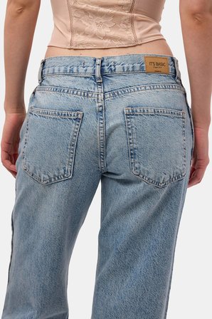 Kadın Kot Renk 4s6-32 Bootcut Fit Orta Bel Denim Jean