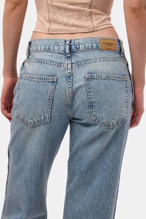 Kadın Kot Renk 4s6-32 Bootcut Fit Orta Bel Denim Jean