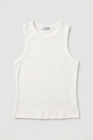 Kadın Ekru s6-101 Sıfır Kol Esnek Kumaş Crop Top