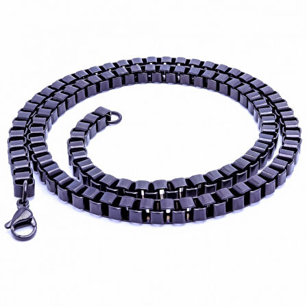  FM Kare Arnavut Çelik Kolye 6Mm 3183CEK033 