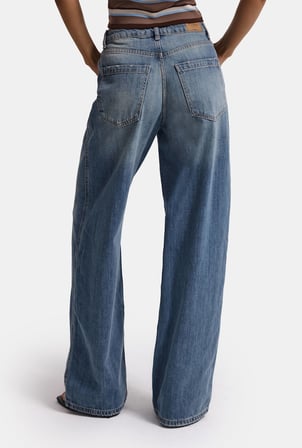 Kadın T.Kot Rengi 4w6-31 Low Rise Straight Fit Denim Jean