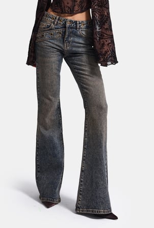 Kadın Tint 4w6-9 Flare Fit Komfort Kumaş Tasarım Denim Jean