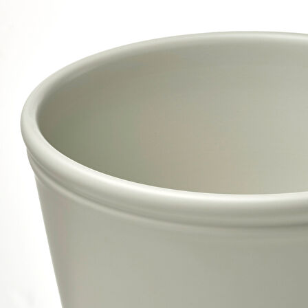 Toprak saksı, açık gri-bej, 15 cm