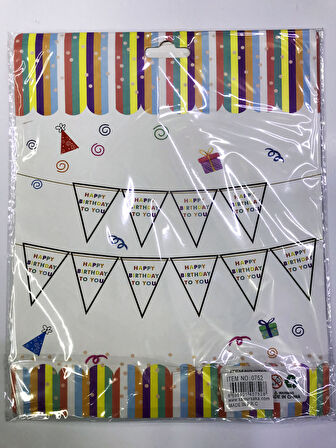 Happy Birthday To You Flama Bayrak Süsü