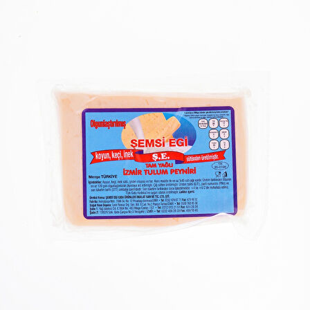 Şemsi̇ Egi̇ İnek - Koyun - Keçi̇ İzmi̇r Tulum Peyniri̇ 300 Gr