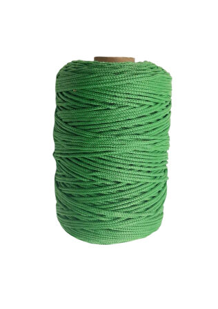 Makrome İpi 3mm Polyester Yeşil