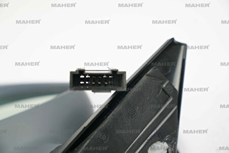 AYNA DIŞ DİKİZ GOLF4 / BORA 1998-2003 ELEKTRİKLİ, MAVİ CAM SOL 1J1857507D01C