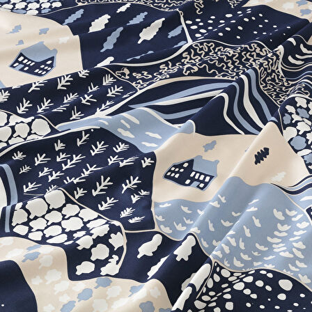 Kesilmiş kumaş, çok renkli, 150x300 cm