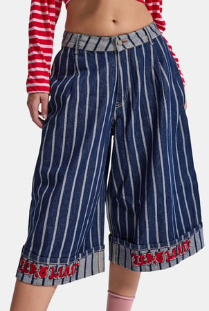 Kadın 7w6-50 Baggy Bermuda Tasarım Şortolon