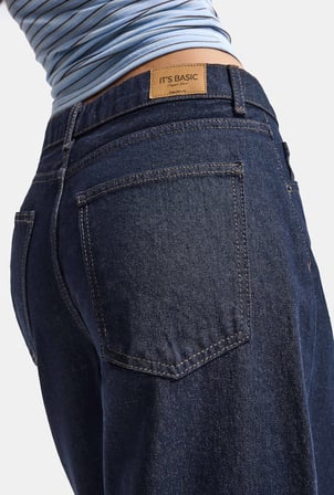 Kadın Selvedge R-7w6-50 Barrel Fit Denim Jean