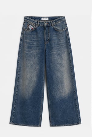Kadın 2w6-8 Süper Baggy Özel Tasarım Jean