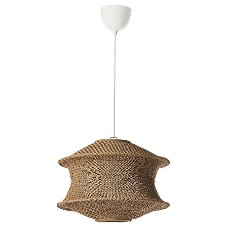 Sarkıt lamba, bej-beyaz, 45 cm
