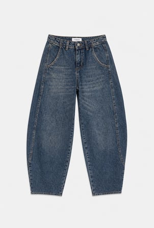 Kadın 2w6-8 Barrel Fit %100 Koton Denim Jean