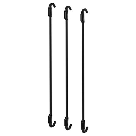 Çok amaçlı pano parçası, siyah, 27 cm, 3 adet