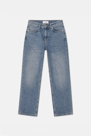 Kadın 2w6-32 Bootcut Flare Orta Bel Denim Jean