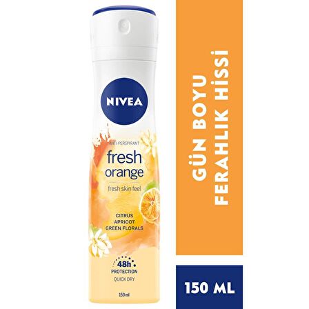 Nivea Deodorant Sprey Fresh Portakal Çiçeği Kadın 150 Ml