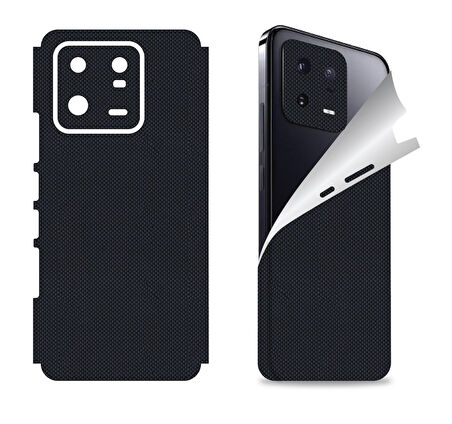 Xiaomi Mi 13 Pro için uyumlu 360 full arka ve yan kaplama koruma sticker KARBONFİBER