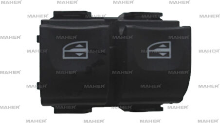 DÜĞME CAM AÇMA CLİO 4 / SEMBOL / CAPTUR / KANGOO / SANDERO / LODGY / DOKKER (ÇİFTLİ) BEYAZ IŞIK SOL 254118044R