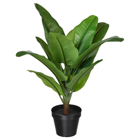 Yapay bitki, yeşil, 12 cm, muz ağacı, iç/dış mekan