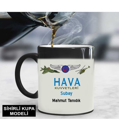 Hava Kuvvetleri Subay Kupa Bardağı Sihirli