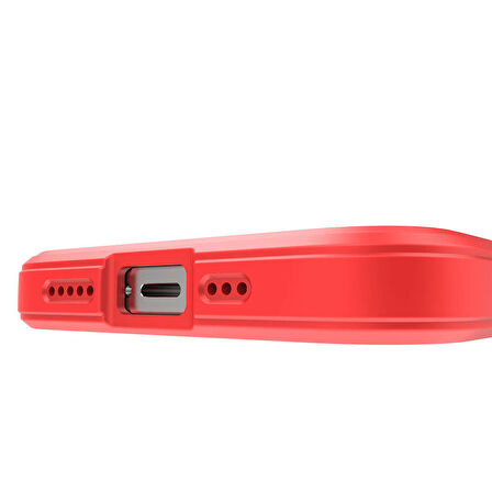 Apple iPhone 13  Uyumlu Kılıf Esnek TPU Oyuklu Arka Yüzey Tasarımlı Silikon Kapak