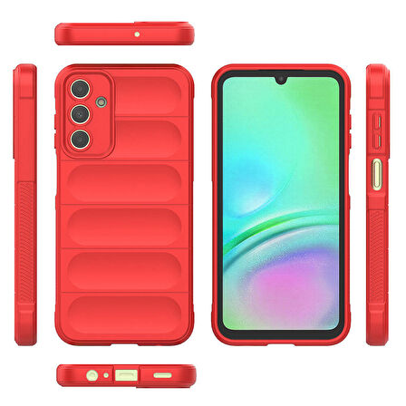Samsung Galaxy A15  Uyumlu Kılıf Esnek TPU Oyuklu Arka Yüzey Tasarımlı Silikon Kapak