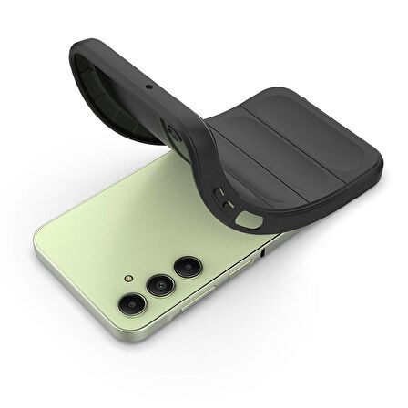 Samsung Galaxy A25  Uyumlu Kılıf Esnek TPU Oyuklu Arka Yüzey Tasarımlı Silikon Kapak